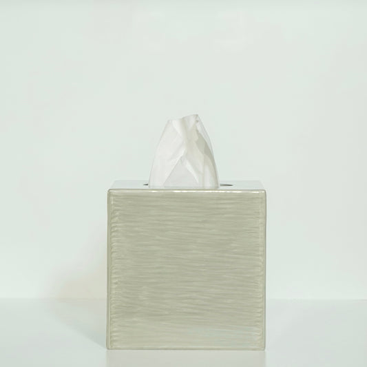 Fine Silver Essentials Boutique Tissue Box Cover