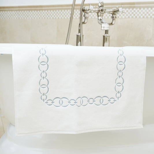 Lynnens Lara Blue Bath Mat