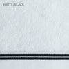 Sferra - Aura Towel White/Black