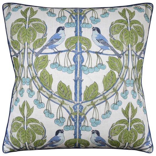 Birds & Cherries Pillow