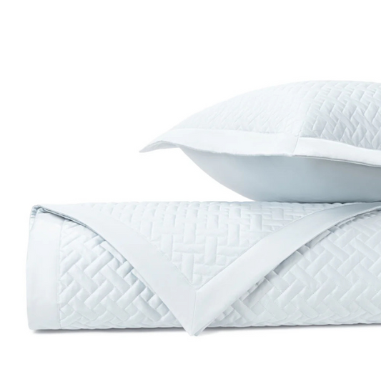 Basketweave Quilted Coverlet Bundle