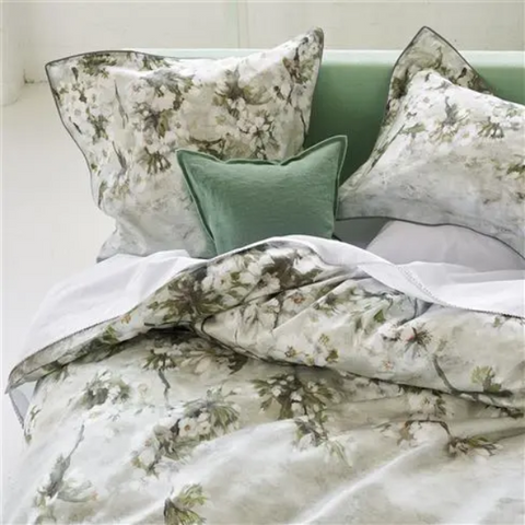 Assam Blossom Dove Duvet Cover & Shams