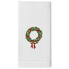 Embroidered Holiday Guest Towels Set of 4