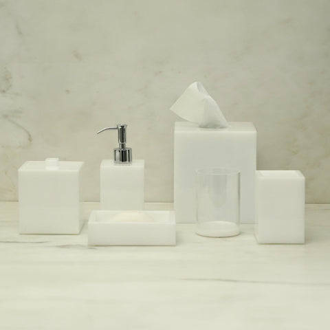 Lucite Bath Accessories