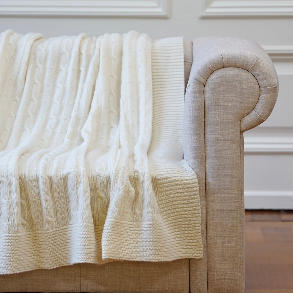 Treccia Wool & Cashmere Throw