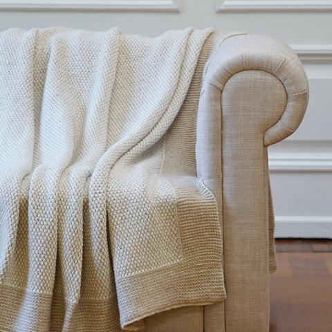 Milano Wool and Cashmere Throw