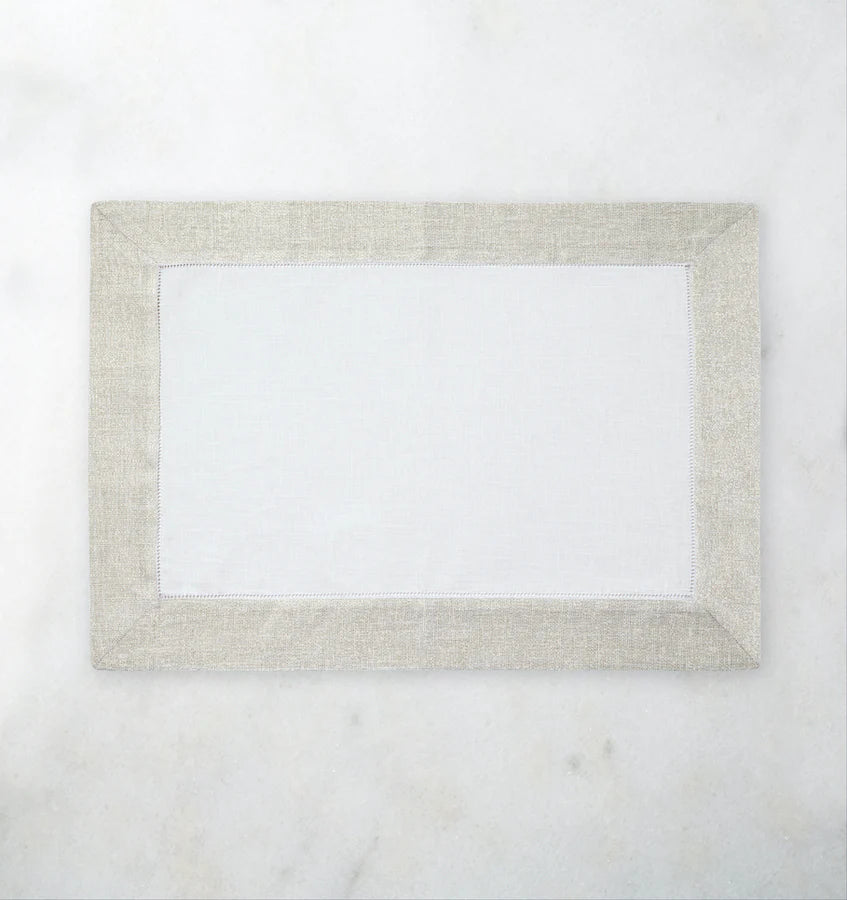 Filetto Linen Placemat Set