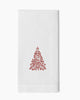 Embroidered Holiday Guest Towels Set of 4