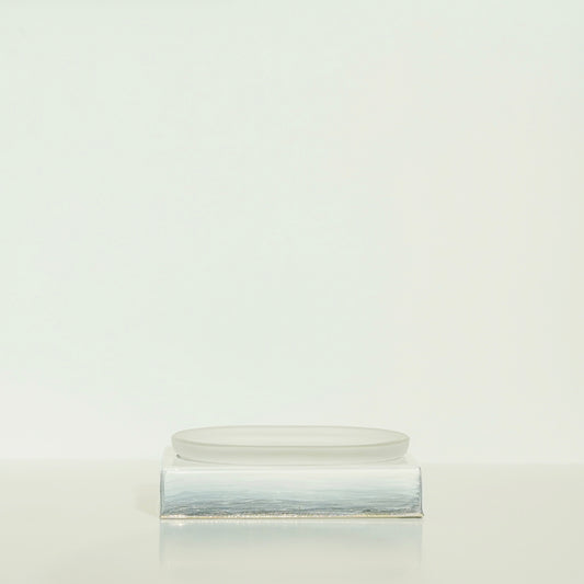 Silver Ombre Soap Dish