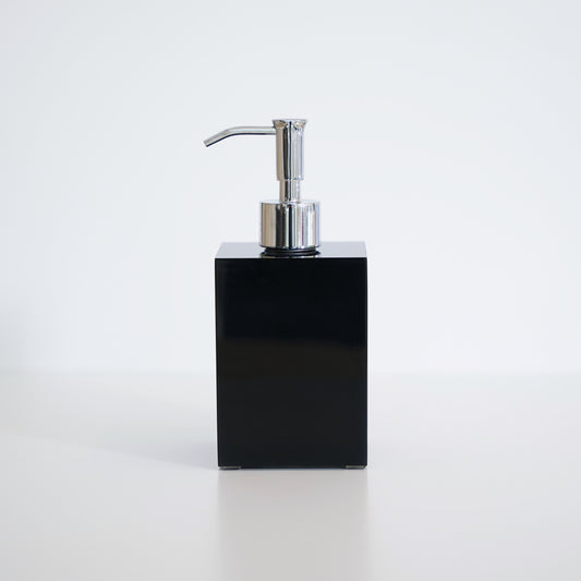 Black Ice Box Pump Dispenser - Silver