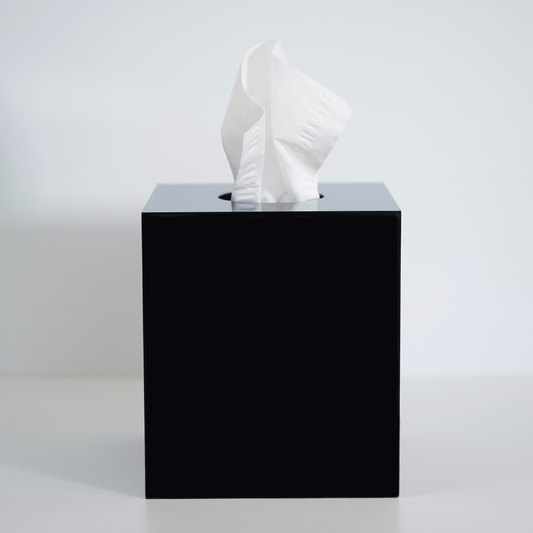 Black Ice Boutique Tissue Box Holder