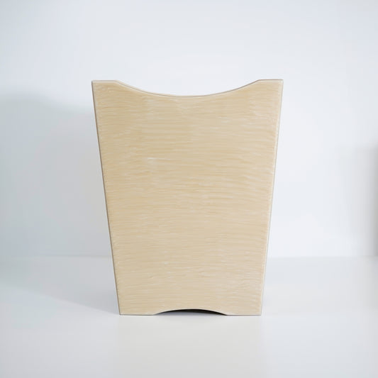 Sahara Gold Scallop Wastebasket