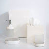 White Silver Bath Accessories