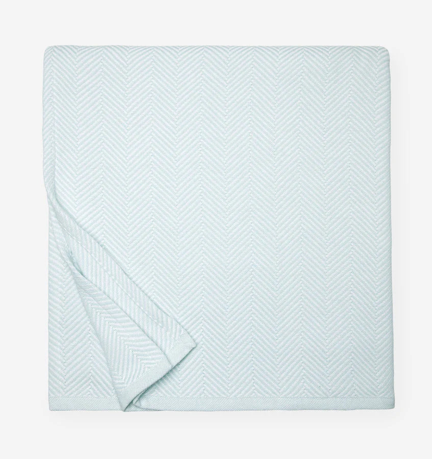 Camilo Herringbone Cotton Blanket