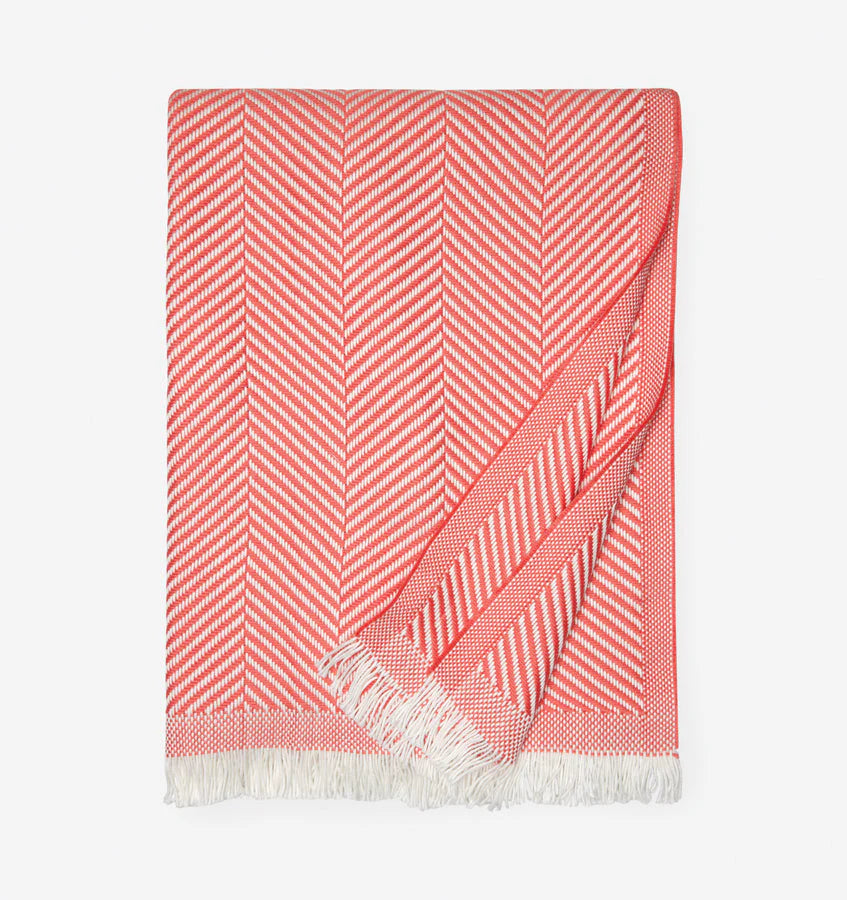 Costa Cotton Herringbone Throw