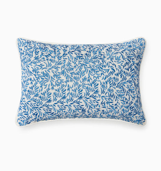 Pondicherry Blue Linen Pillow