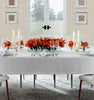 Classico Pure White Linen Tablecloths