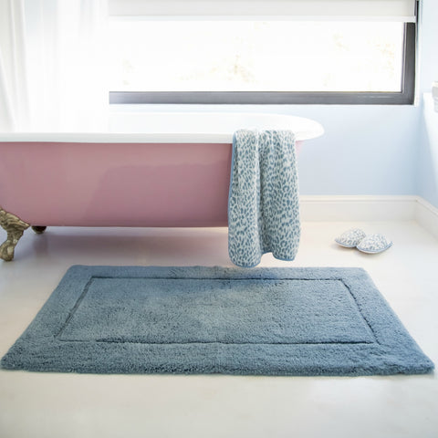 Scandia Home Indulgence Bath Rug - Charcoal - Size Medium