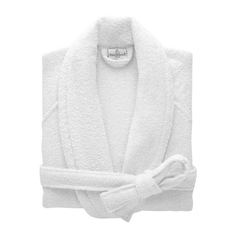 Etoile Shawl Collar Bathrobe - Blanc