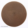 Linen Braid Placemats - Gold/Brown
