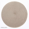 Linen Braid Placemats - Ivory/Dust