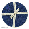 Braided Coaster Set - Oxford Blue