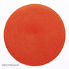 Linen Braid Placemats - Red/Orange