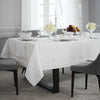 Sferra - Reece Tablecloth - Silver/White