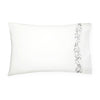 Sferra - Griante Pillowcase - White/Flint