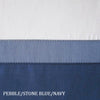 Home Treasures - Borders Bedding - Pebble/Stone Blue/Navy