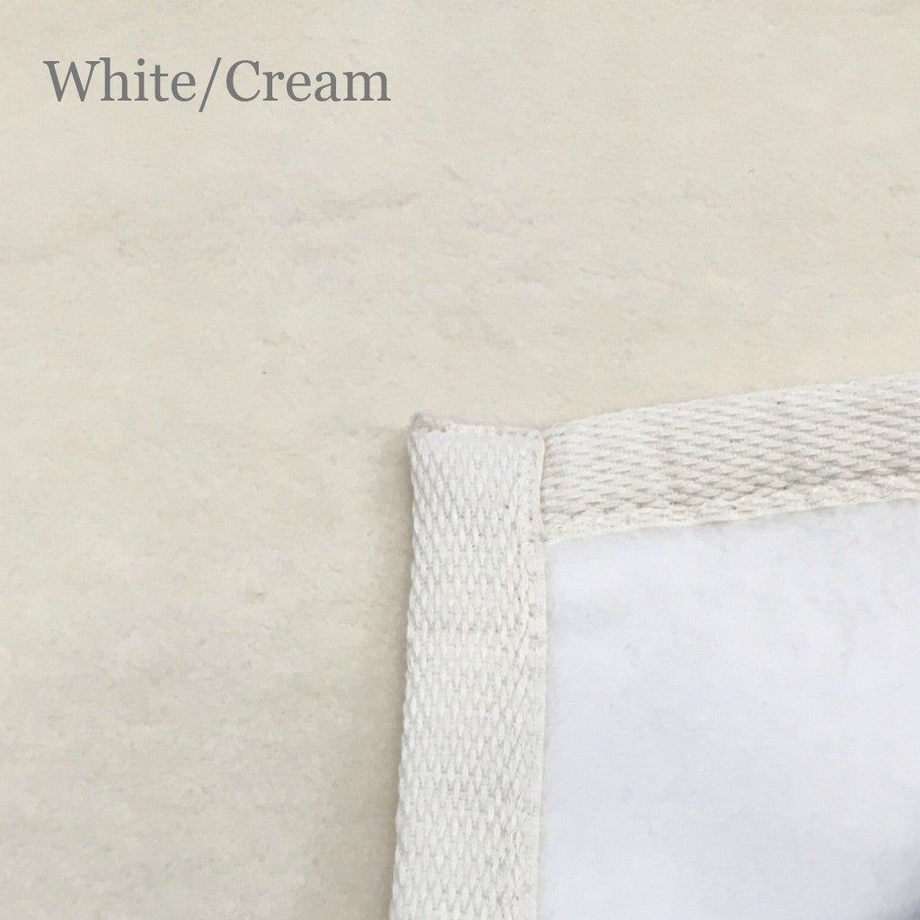 Scandia Tonal Reversible Blanket Swatch White/Cream