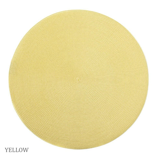 Linen Braid Placemats - Our Favorite Yellows