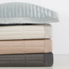 Channel Quilted Coverlets Stack