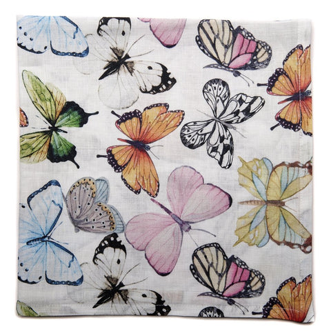 Deborah Rhodes - Pastel Butterflies Printed Napkins