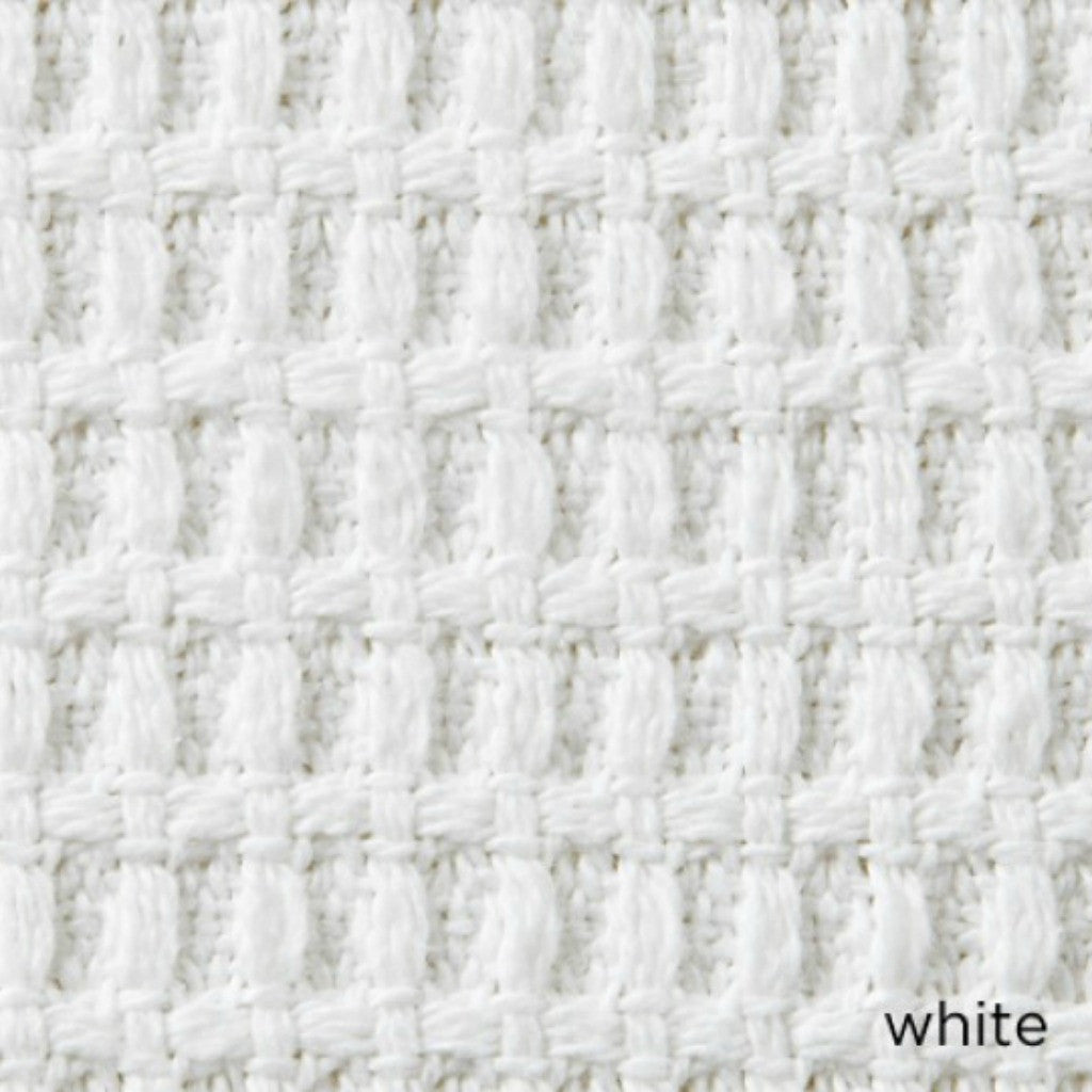 Peacock Alley - Riviera Blanket White